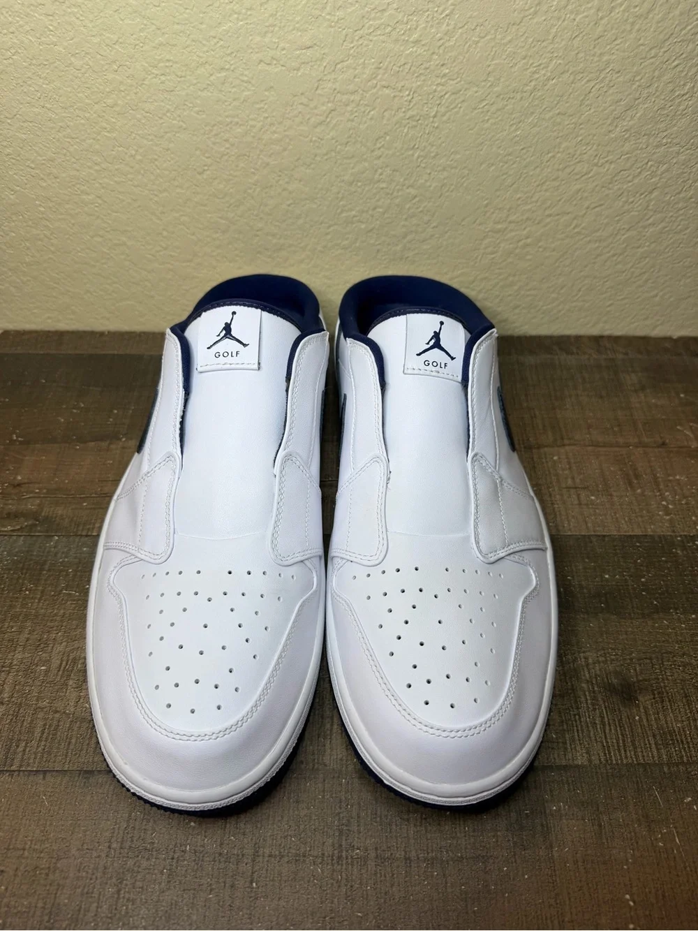 Air Jordan 1 Mule Golf “White Midnight Navy” - Size 13 Men.